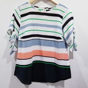 Ann Taylor Stripe Blouse